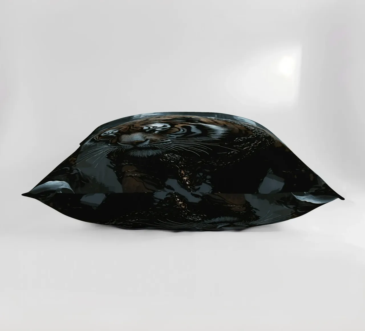 Tigre in una rovina buia con catene cuscino da pixelbull - medieval art and more