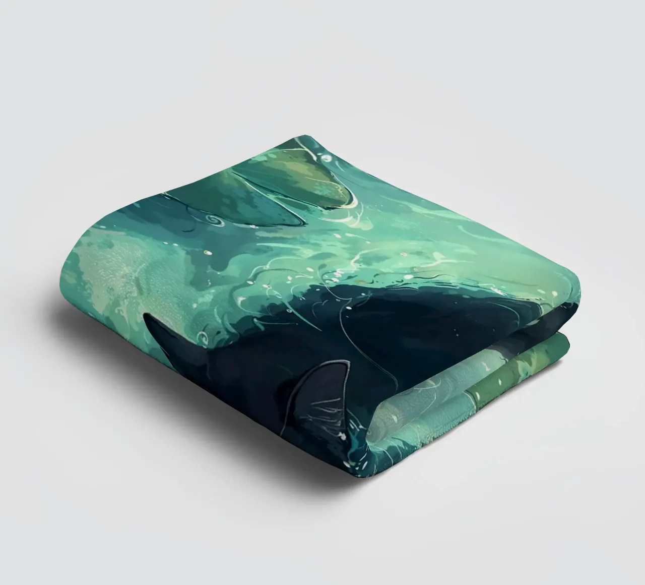 Lotus Prowl towel by Pixaverse