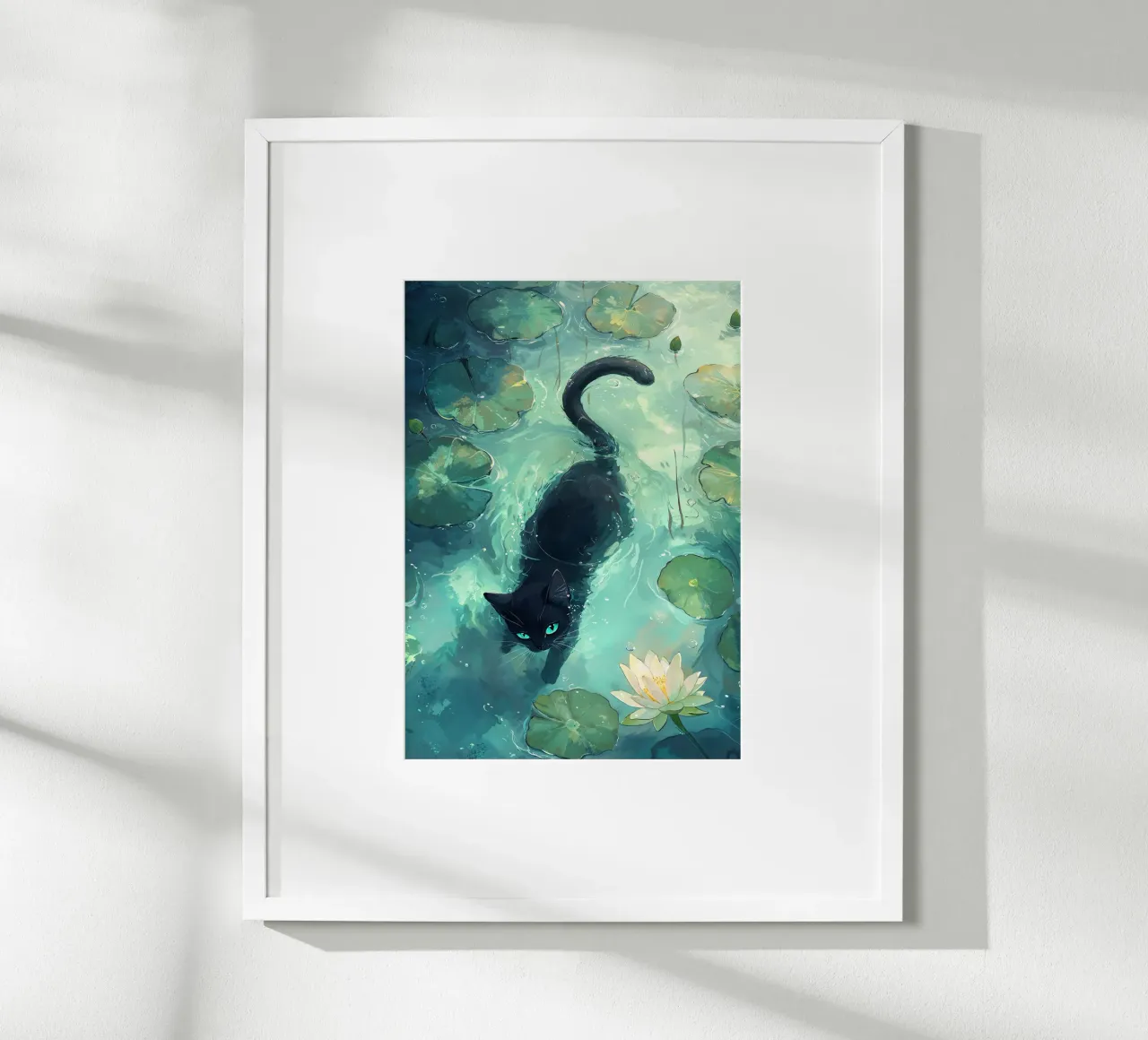 Lotus Prowl poster avec cadre en plastique de Pixaverse