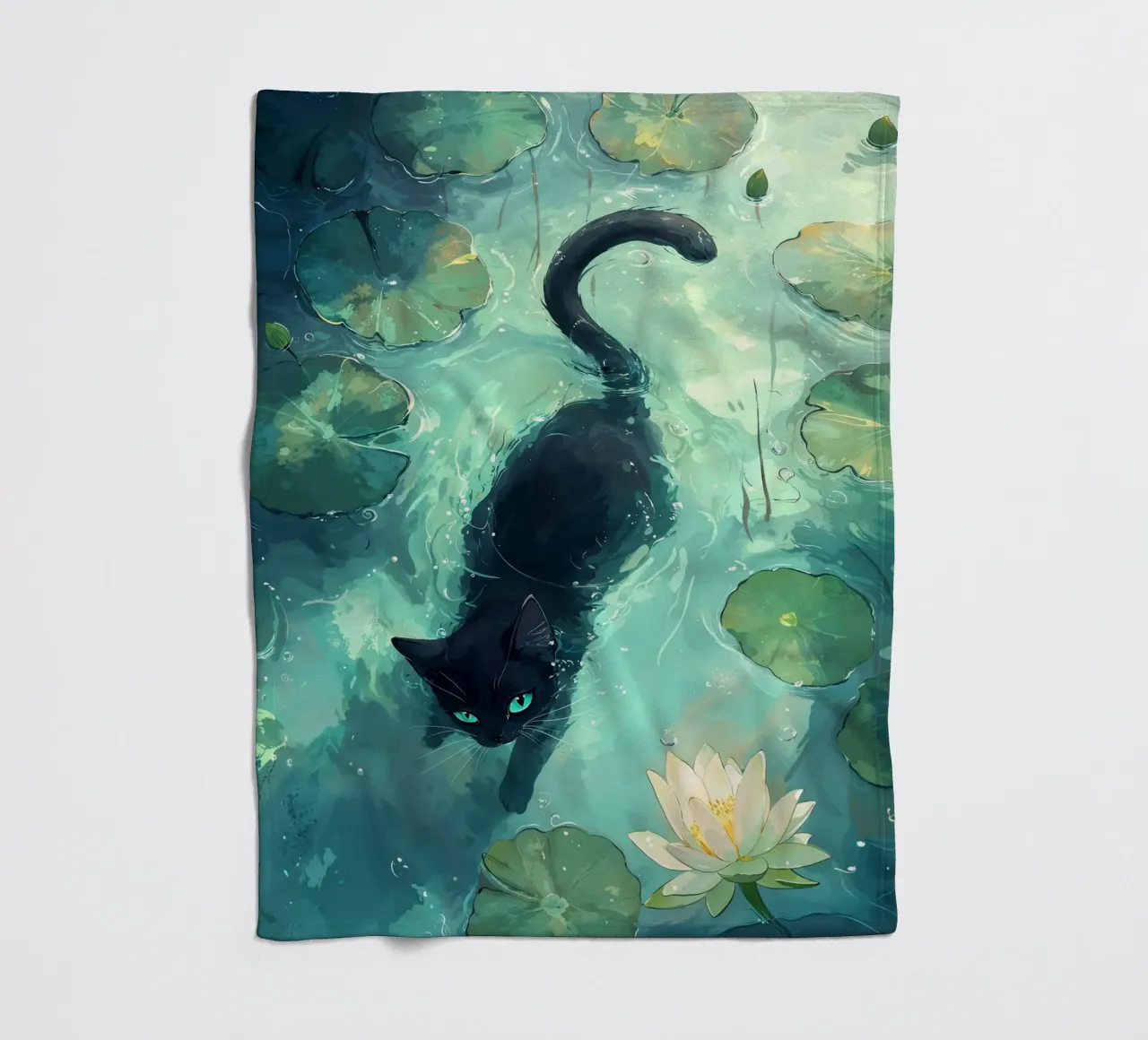 Lotus Prowl coperta in pile da Pixaverse