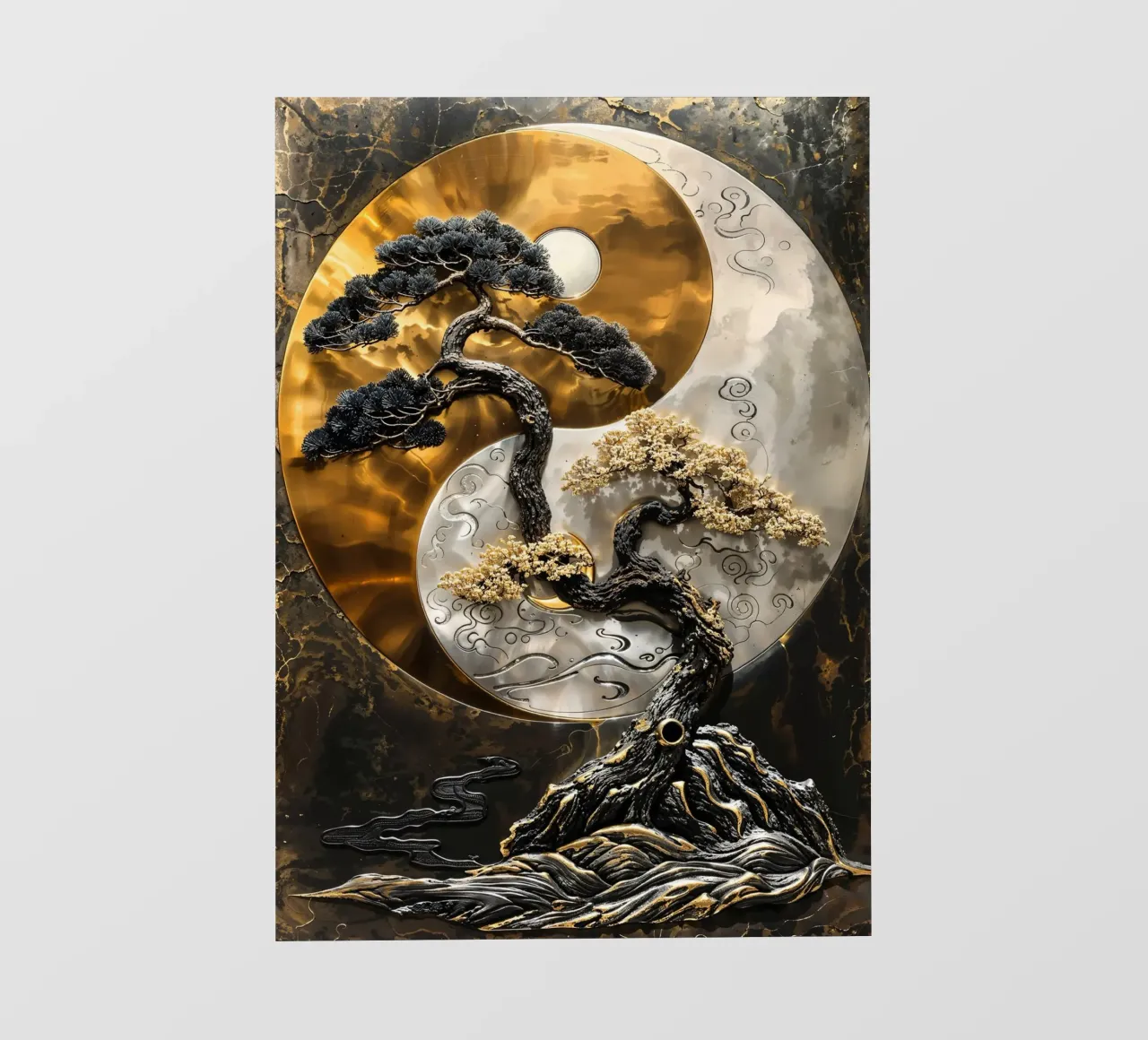 Golden Bonsai Balance telo in pvc da Pixaverse