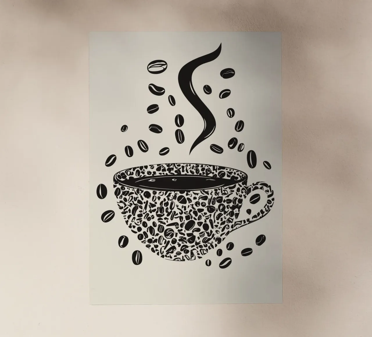 Tazza da caffè in grani pellicola backlit da pixelbull - medieval art and more