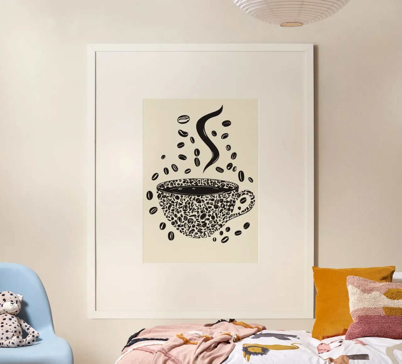 Tazza da caffè in grani poster da pixelbull - medieval art and more