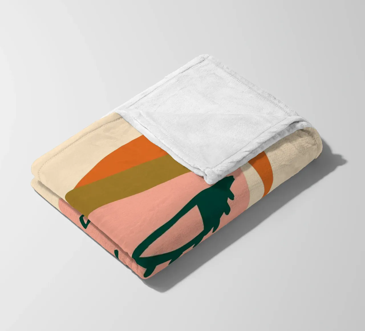 Happy Christmas No 18 coperta in pile da treechild
