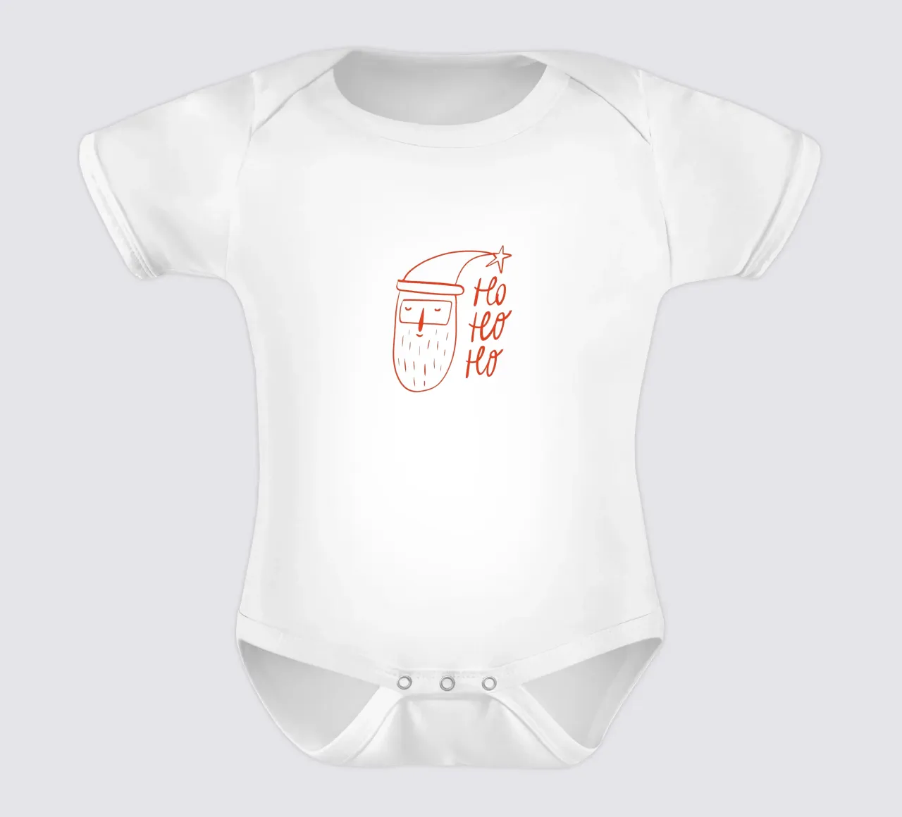 Happy Christmas No 19 (Without Background) body neonato maniche corte da treechild