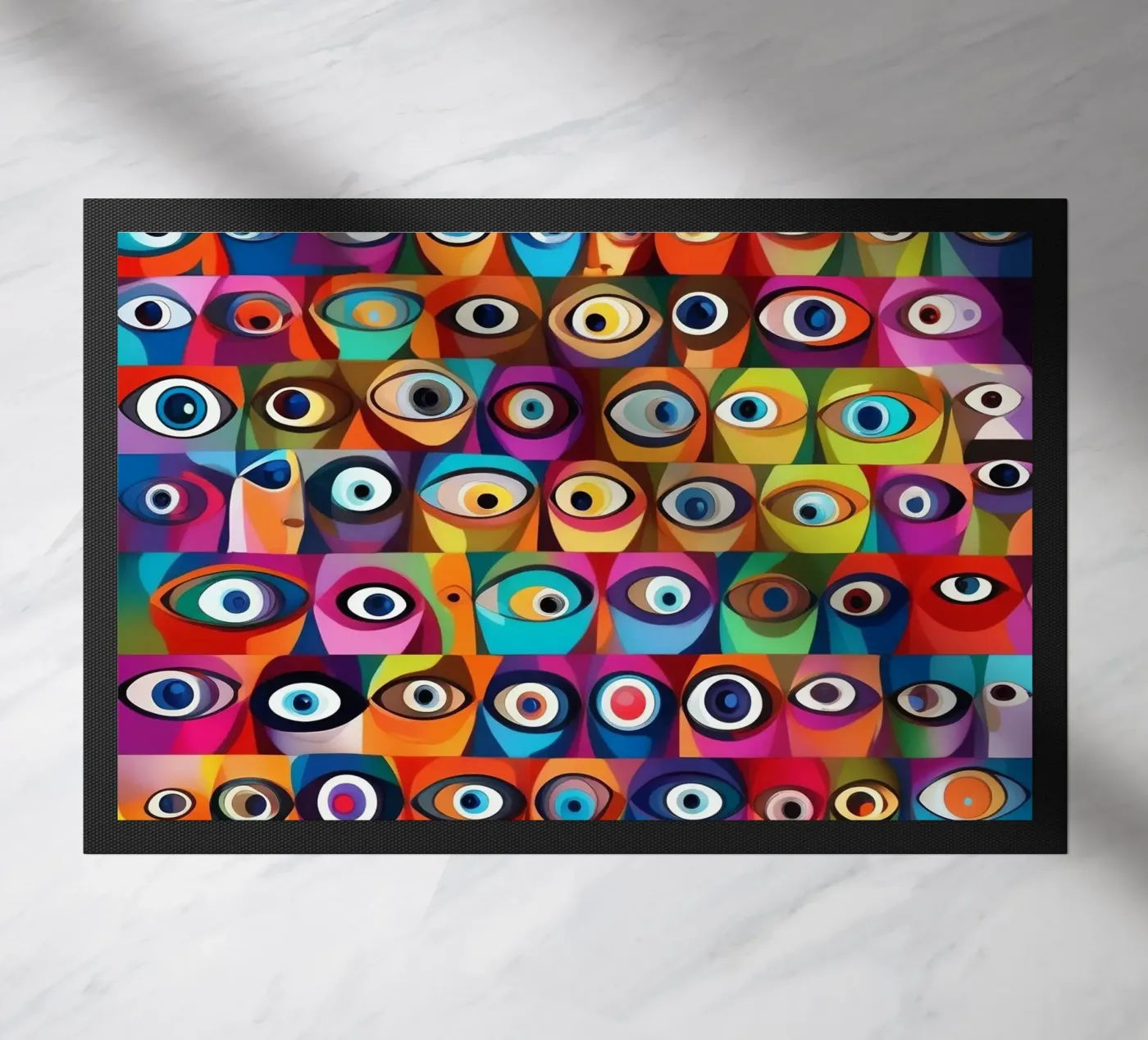 Ogen_13 deurmat van AI-Portraits by LK