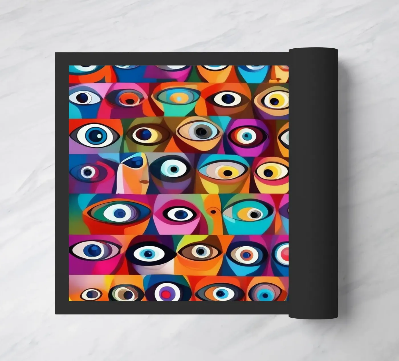 Ogen_13 deurmat van AI-Portraits by LK