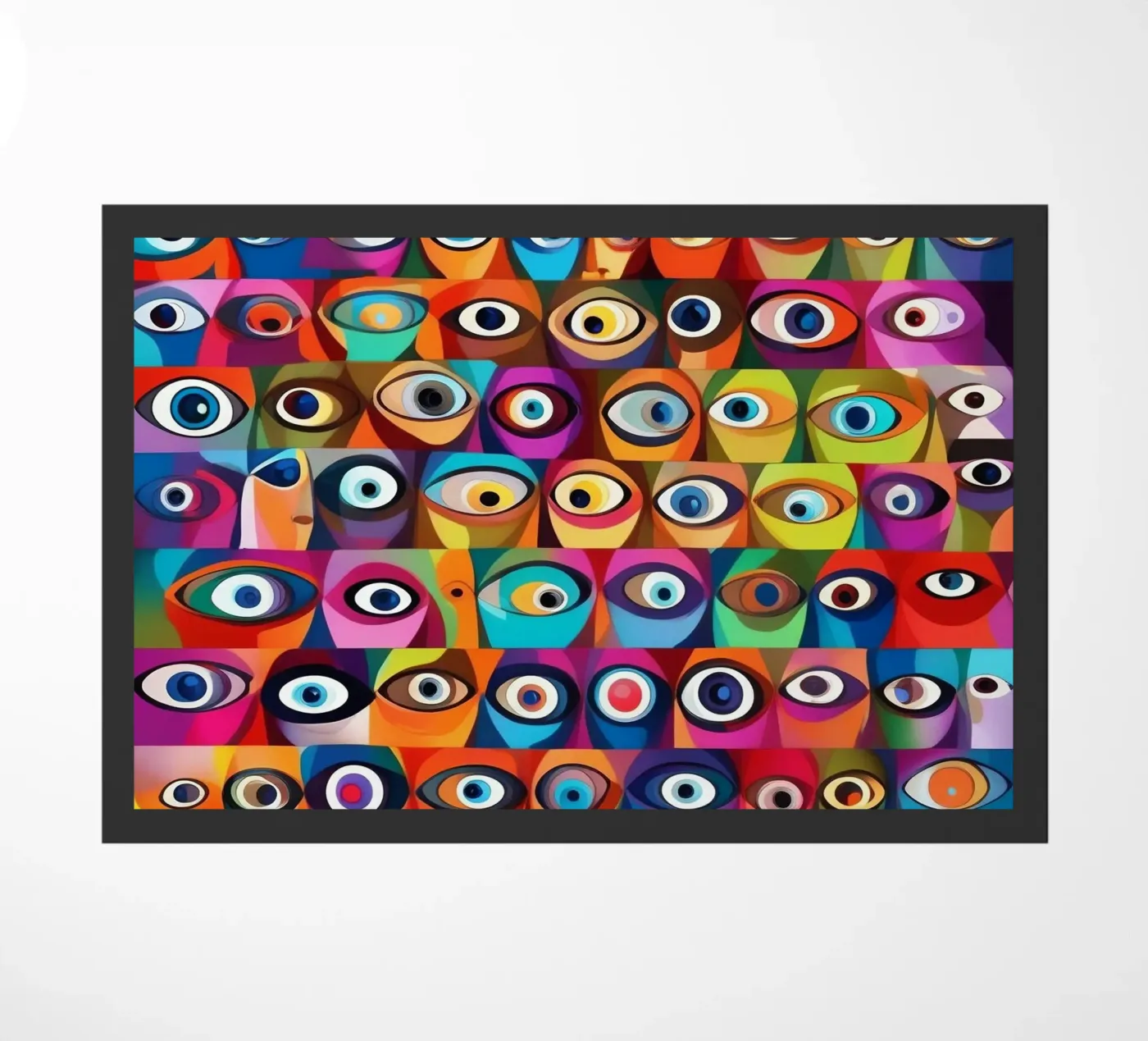 Ogen_13 deurmat van AI-Portraits by LK