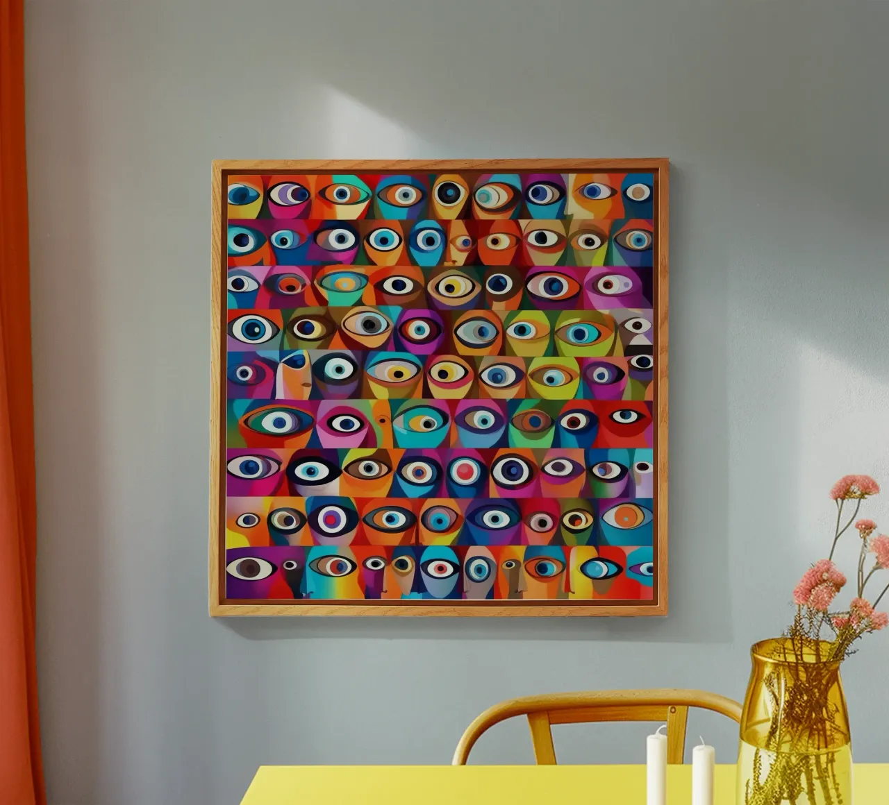 Occhi_13 plexiglass da AI-Portraits by LK