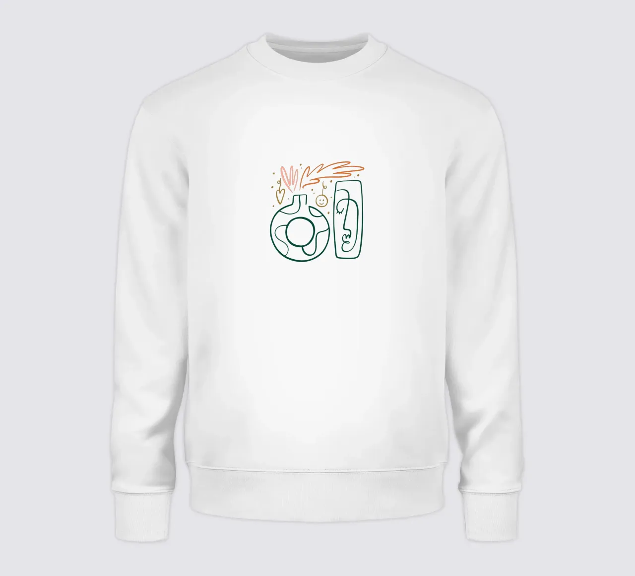 Happy Christmas No 21 (Without Background) felpa da treechild