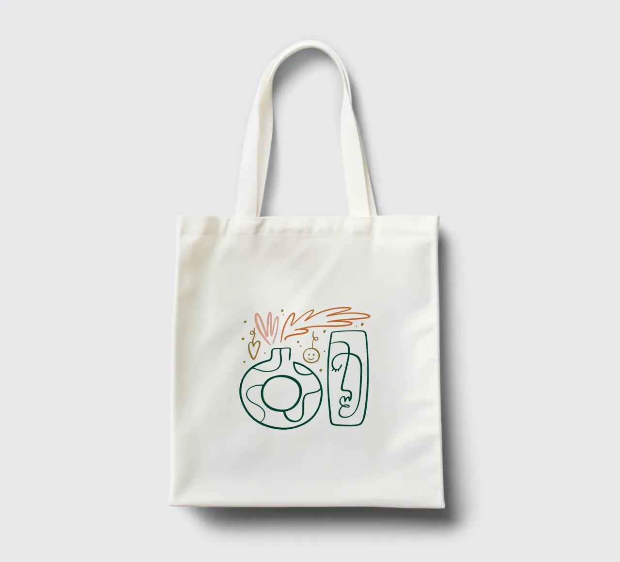 Happy Christmas No 21 (Without Background) borsa in juta da treechild