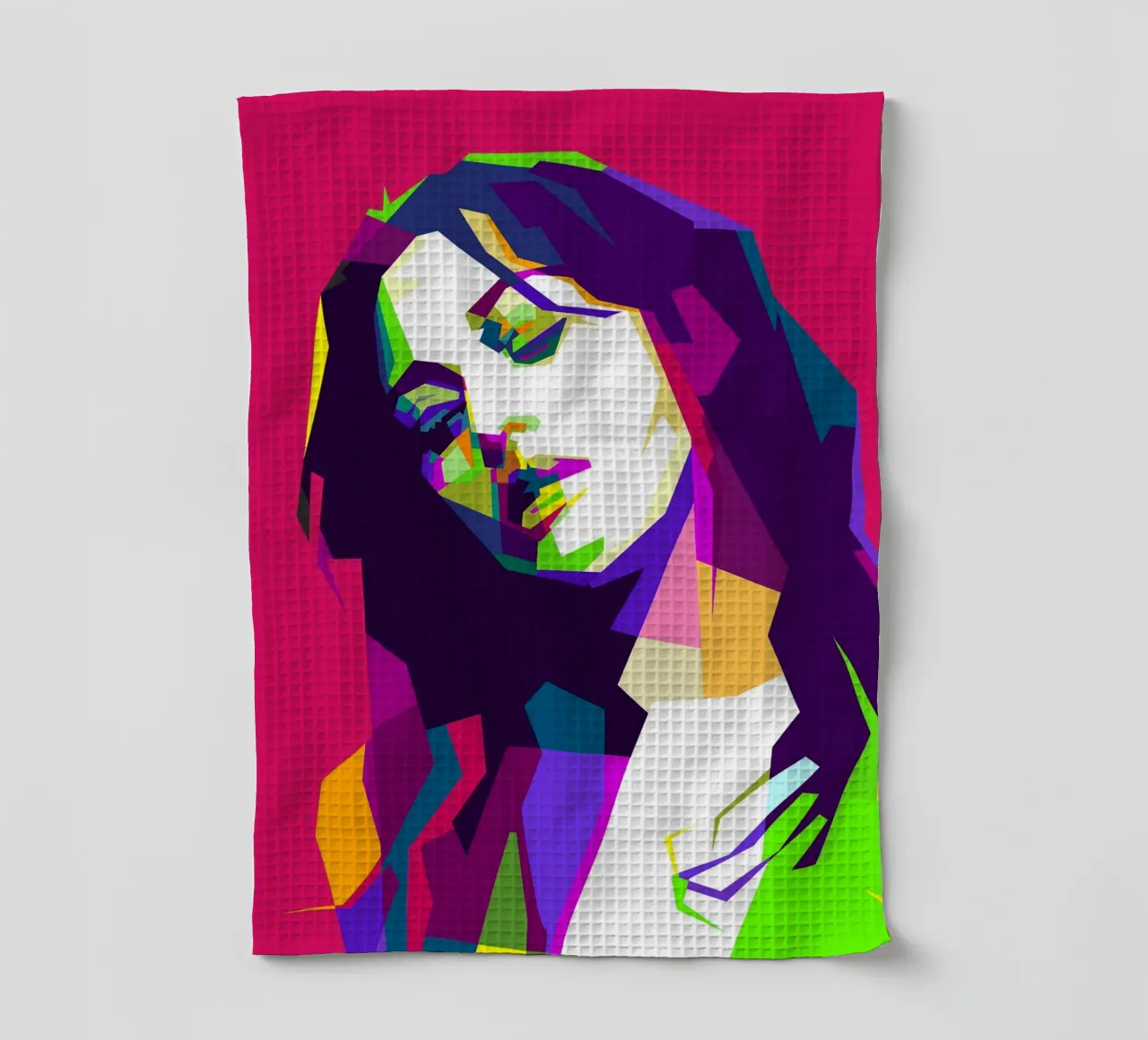 Monica Bellucci Actrice Modèles Art WPAP torchon de Artkreator