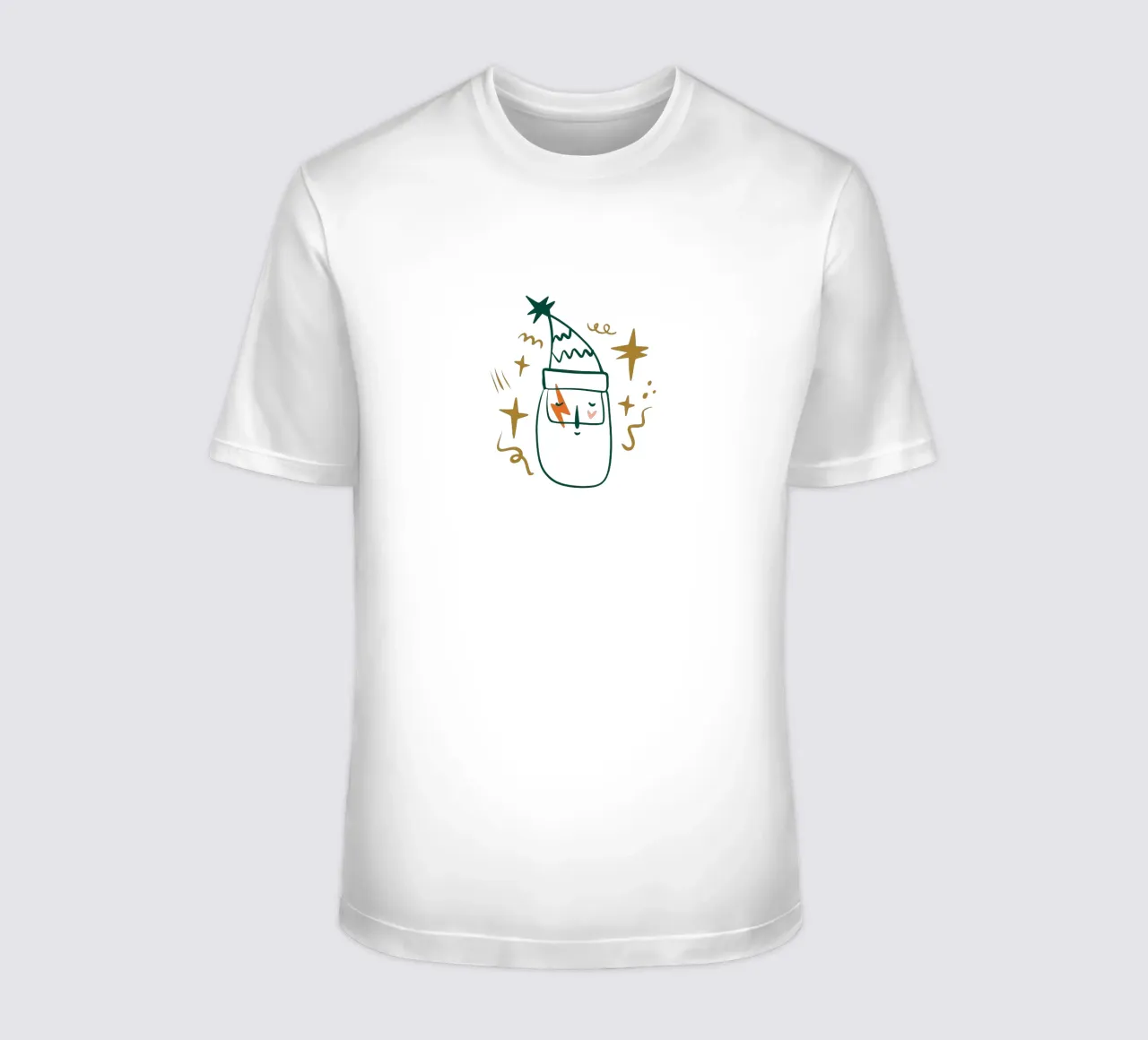 Happy Christmas No 24 (Without Background) t-shirt da treechild
