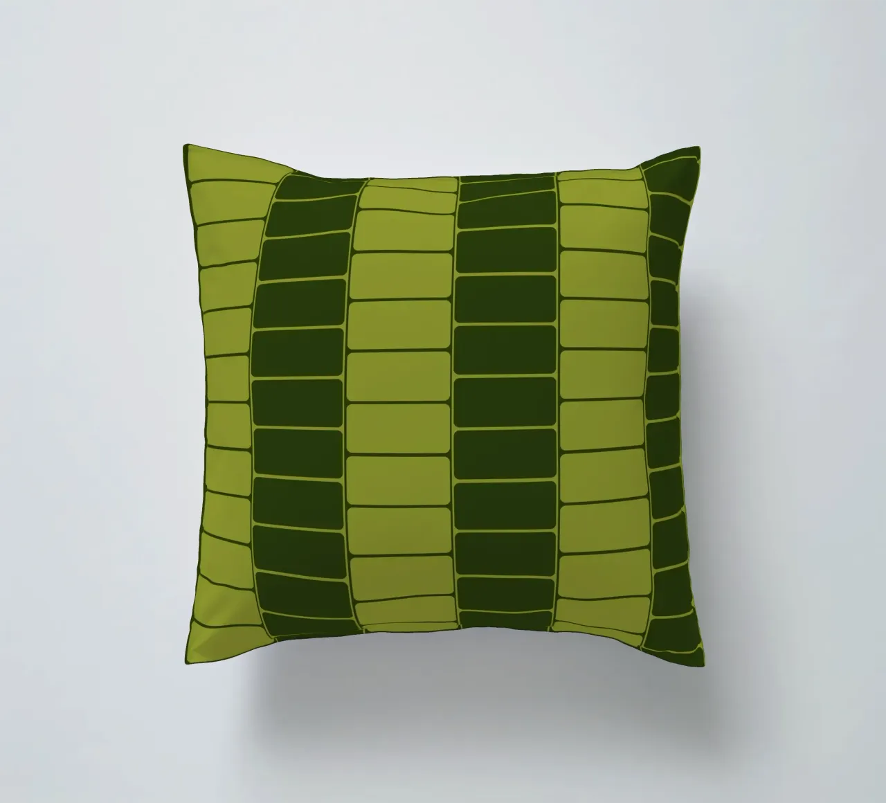 Green moody flow cuscino da TijanaArtStudio88