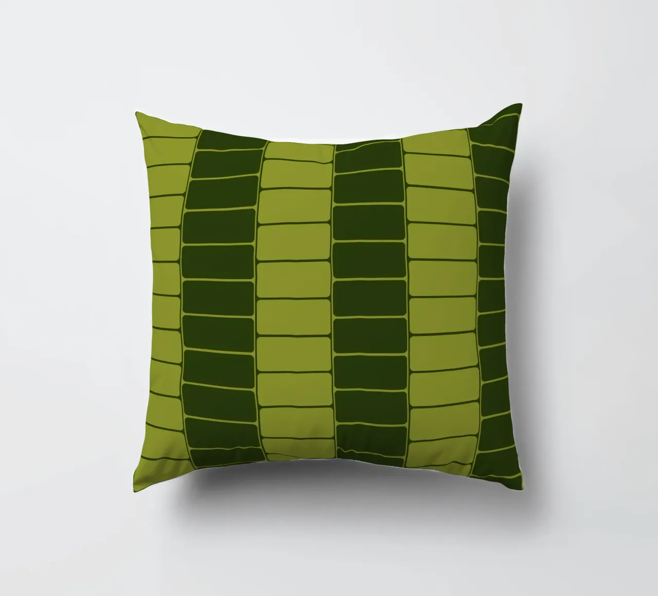 Green moody flow cuscino da TijanaArtStudio88