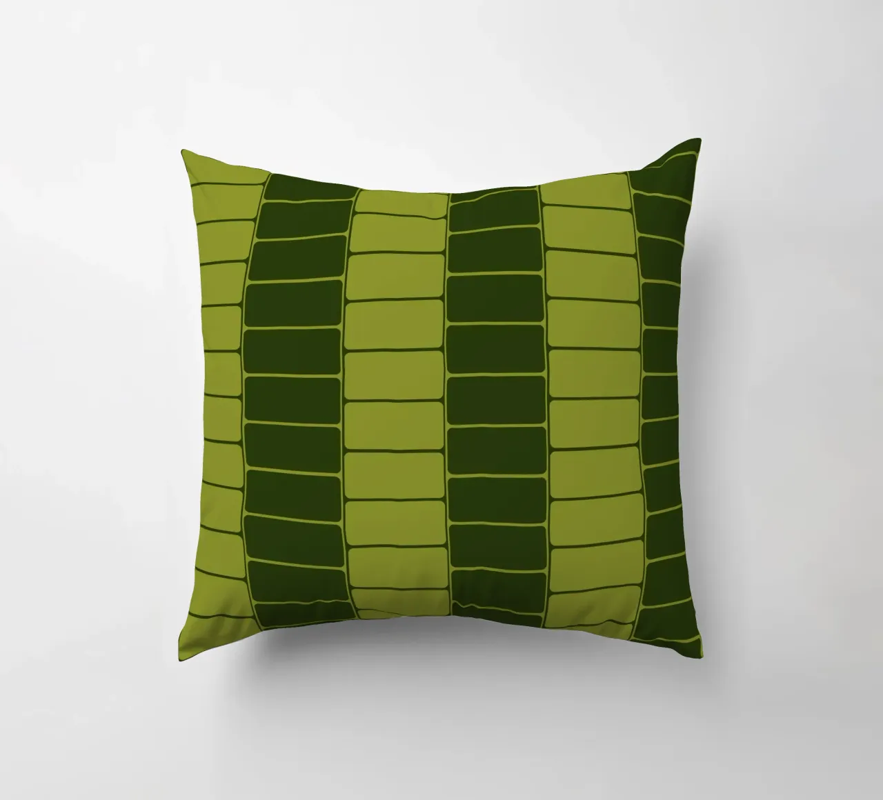 Green moody flow cuscino da TijanaArtStudio88
