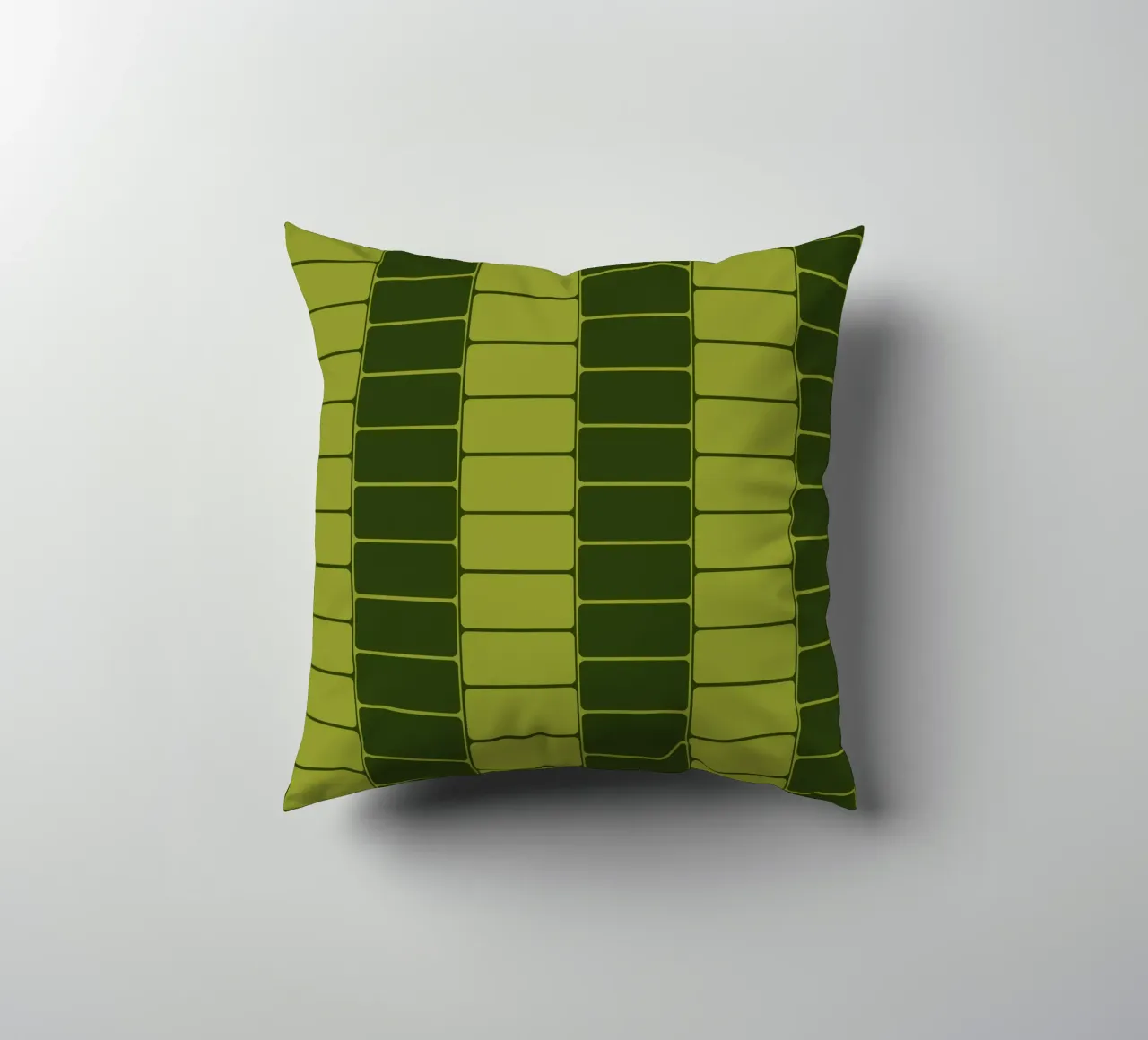 Green moody flow cuscino da TijanaArtStudio88