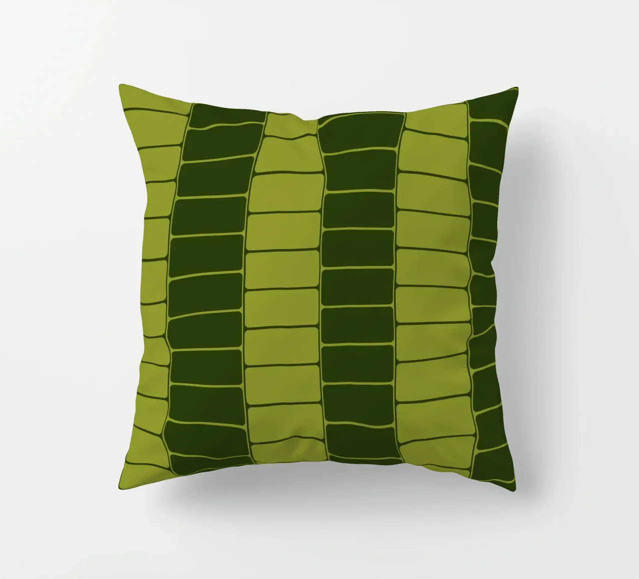 Green moody flow cuscino da TijanaArtStudio88