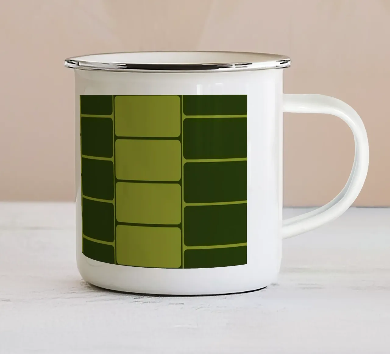 Green moody flow tazza in smalto da TijanaArtStudio88