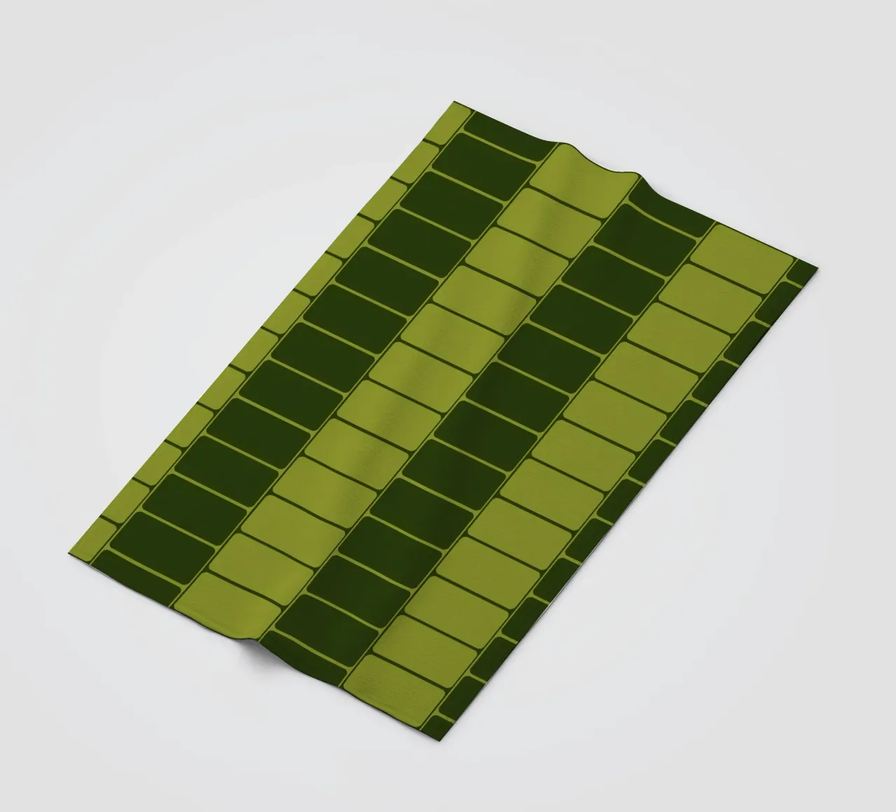 Green moody flow coperta in pile da TijanaArtStudio88