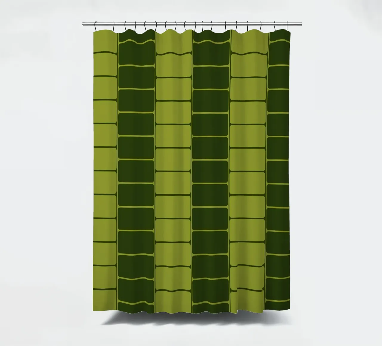 Green moody flow tenda da doccia da TijanaArtStudio88