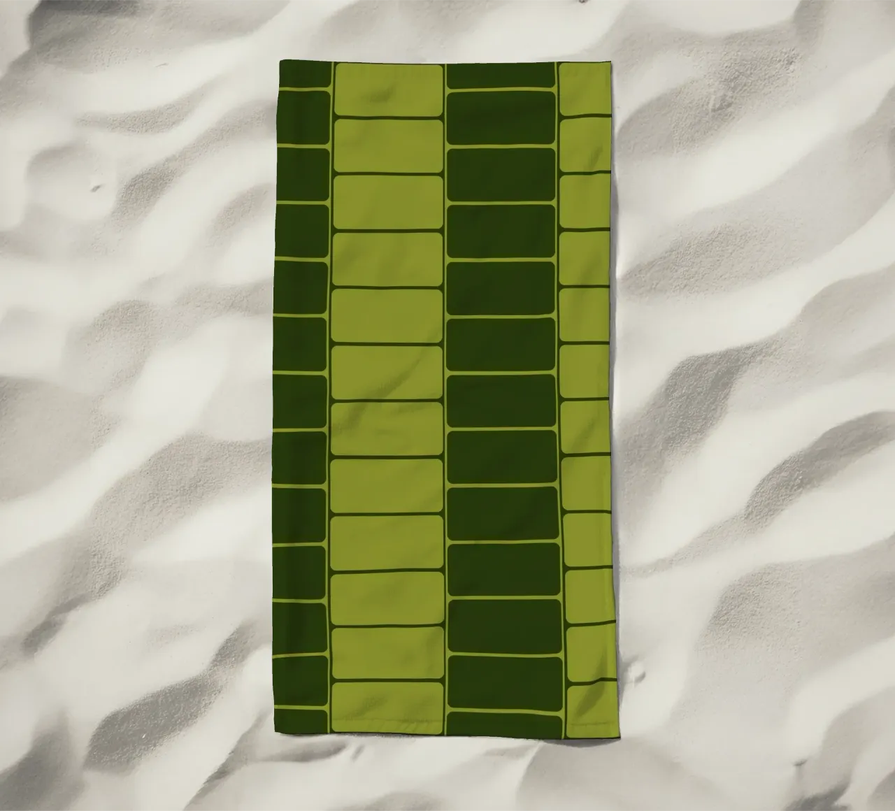 Green moody flow telo mare da TijanaArtStudio88