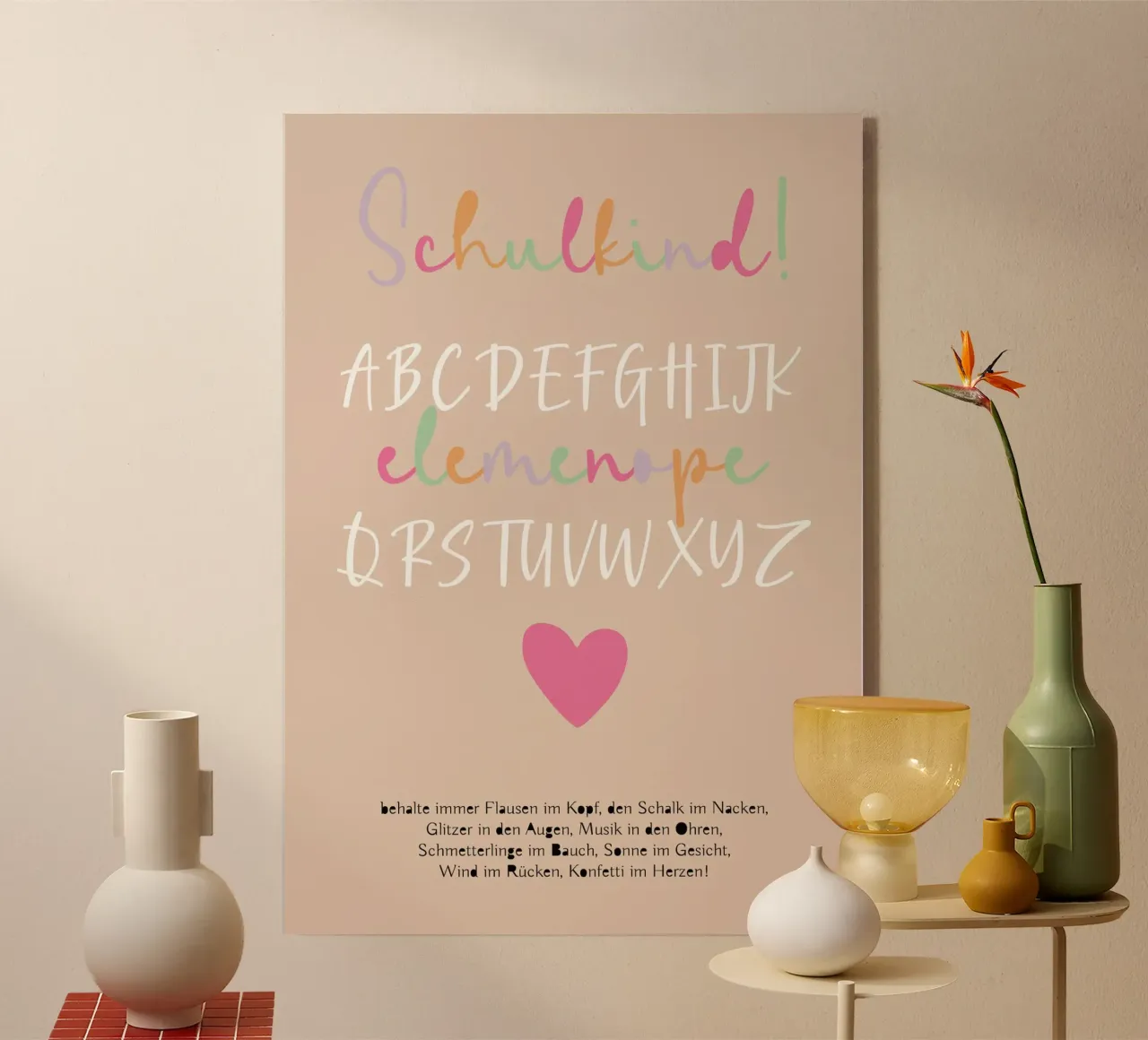 Schulkind - Flausen im Kopf Acryl-Glas von maramirage