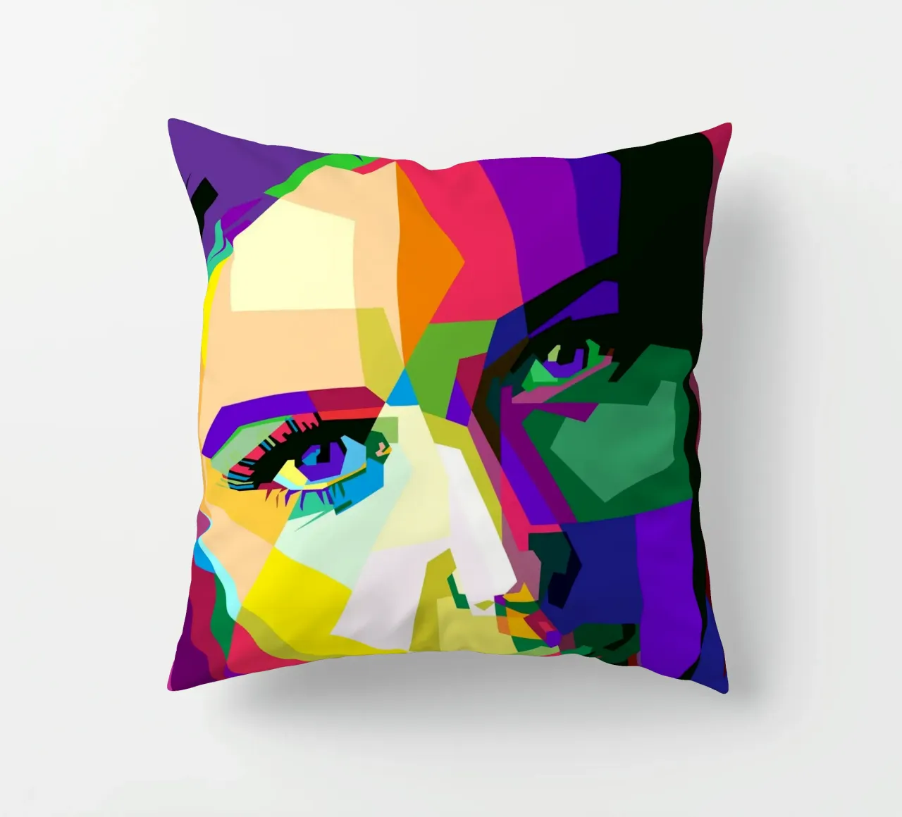 Monica Bellucci Actress Movie Art WPAP cuscino da Artkreator