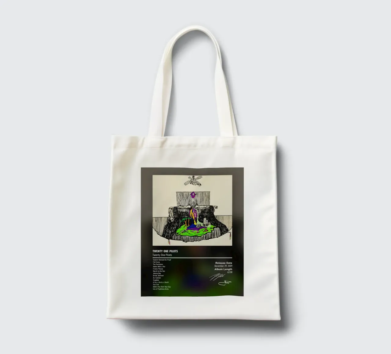 Twenty One Pilots (2009) by Twenty One Pilots borsa in juta da DGUnder