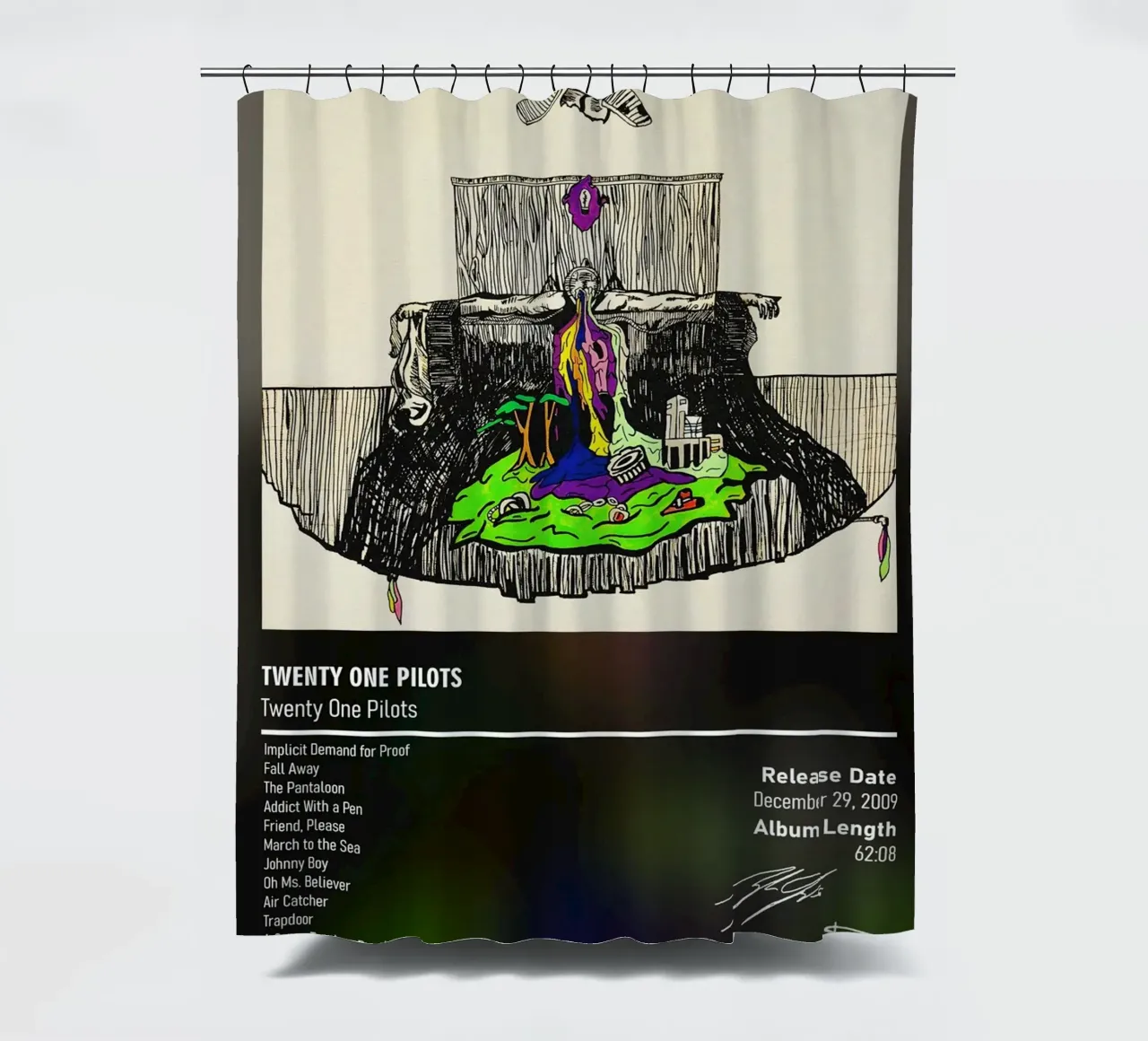 Twenty One Pilots (2009) by Twenty One Pilots tenda da doccia da DGUnder