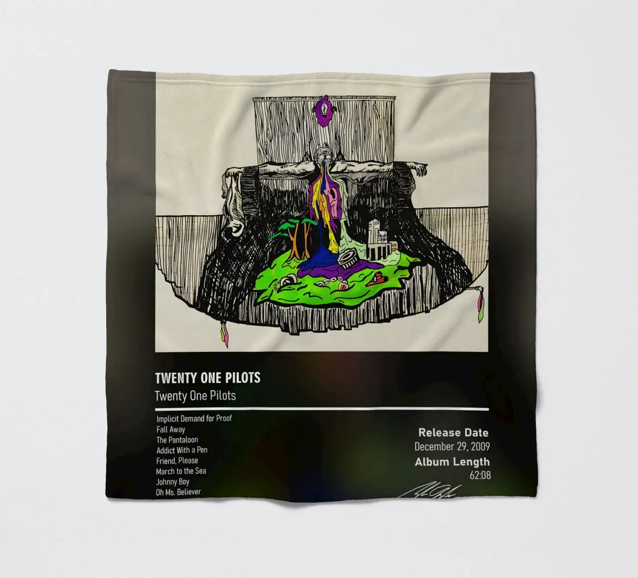 Twenty One Pilots (2009) by Twenty One Pilots coperta in pile da DGUnder