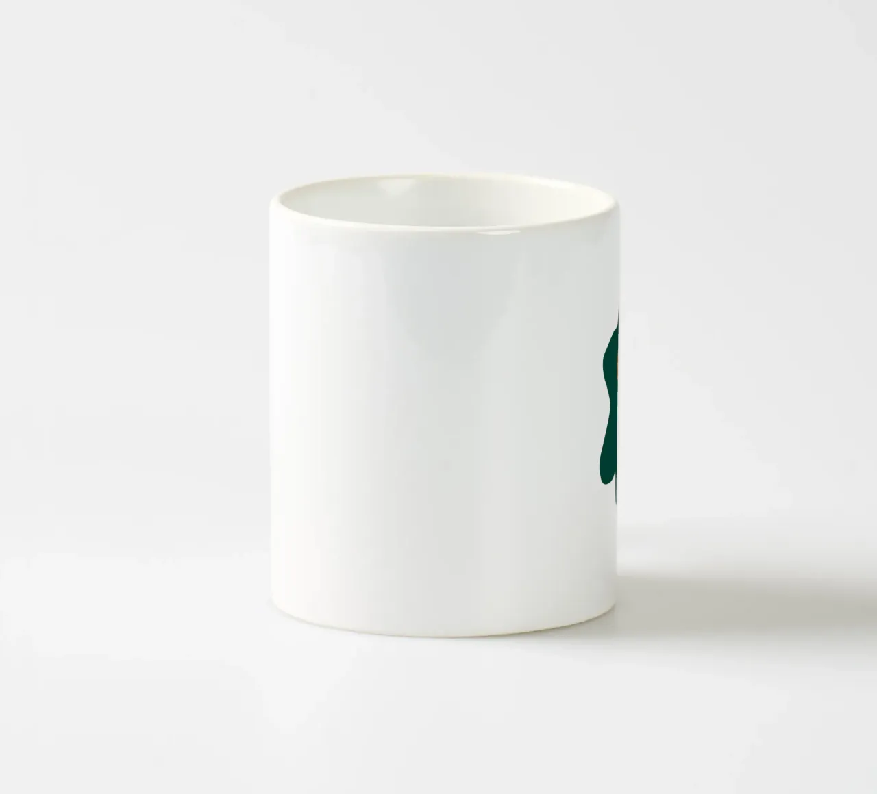 Happy Christmas No 28 (Without Background) tazza in ceramica da treechild