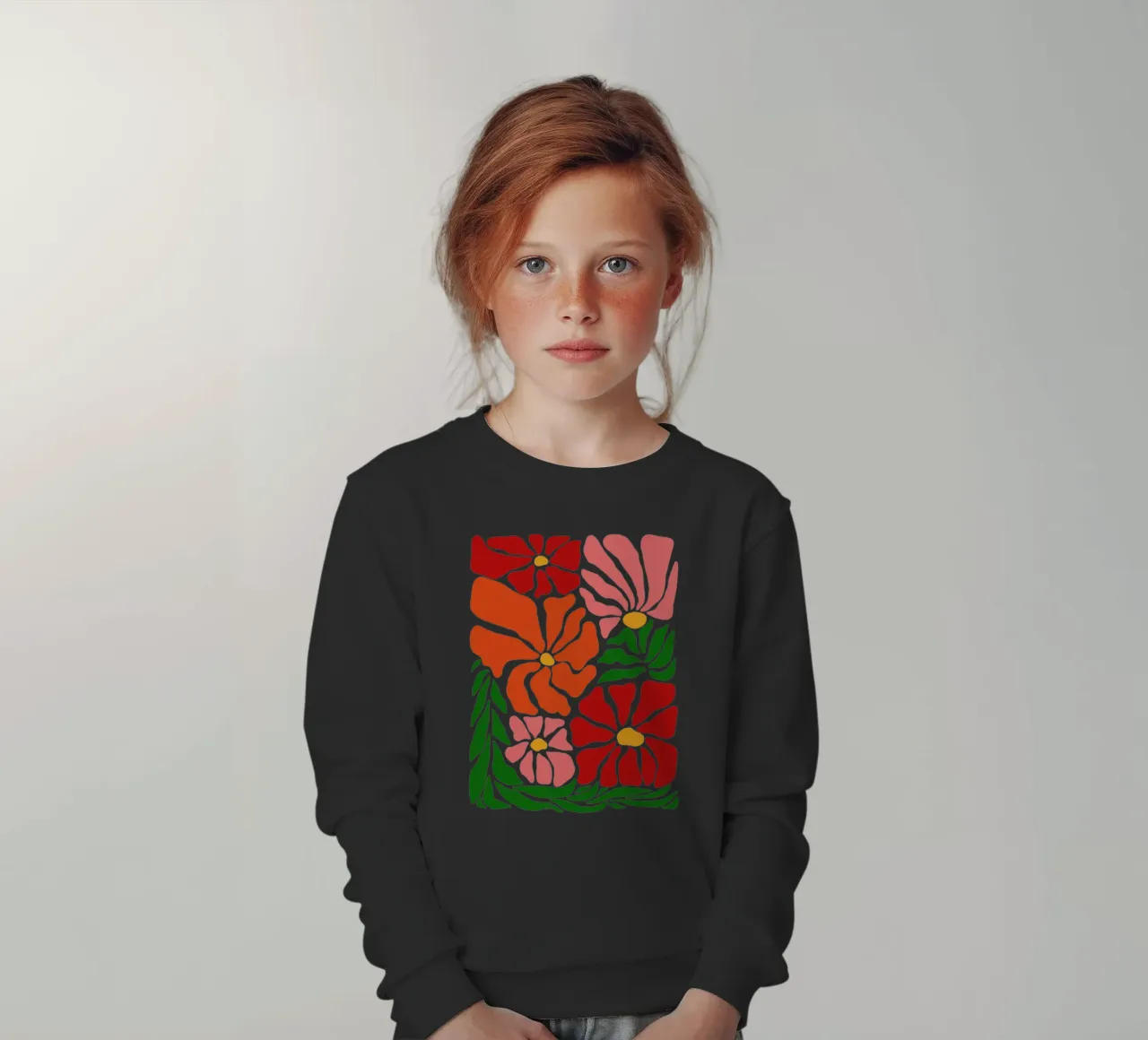 Bloom in june felpa bambino da TijanaArtStudio88