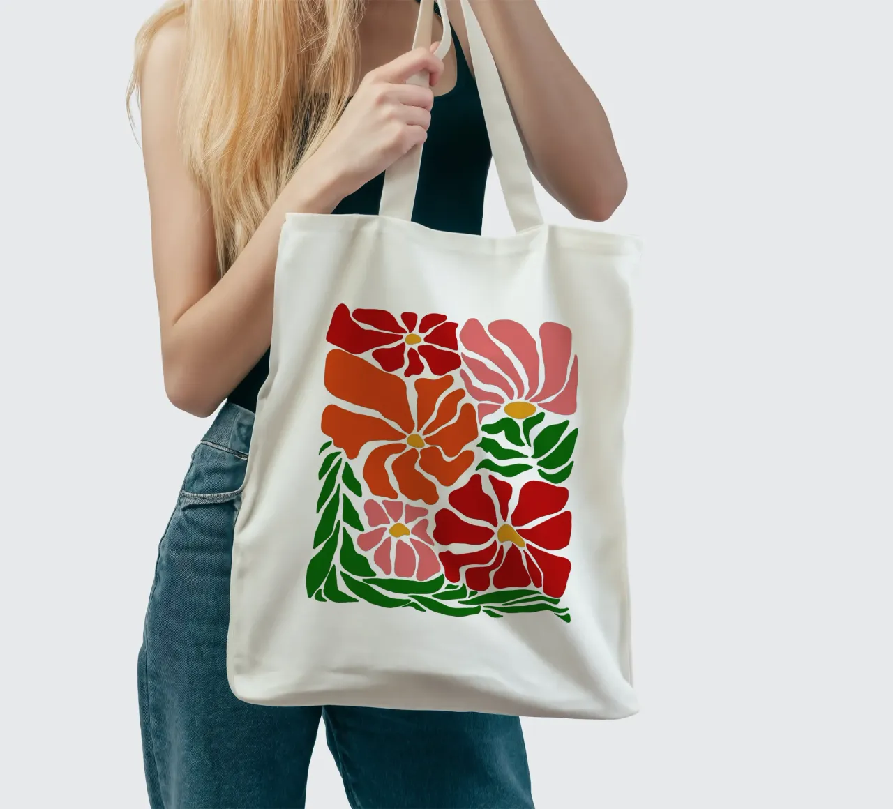 Bloom in june borsa in juta da TijanaArtStudio88