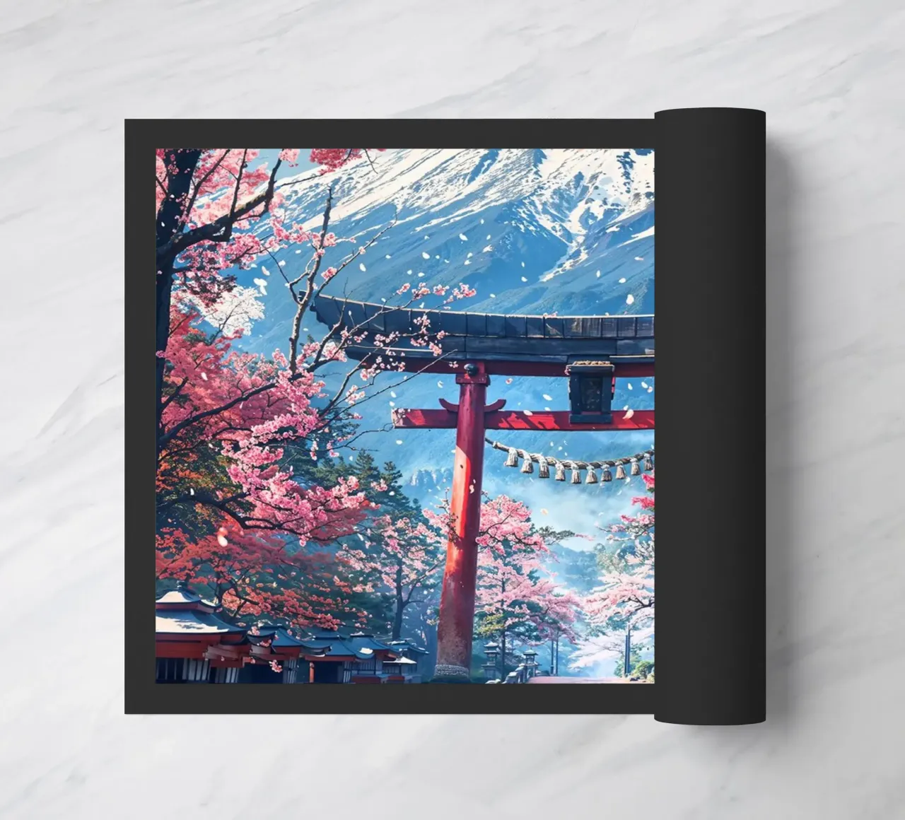 Sacred Sakura Path to Fuji zerbino da Pixaverse