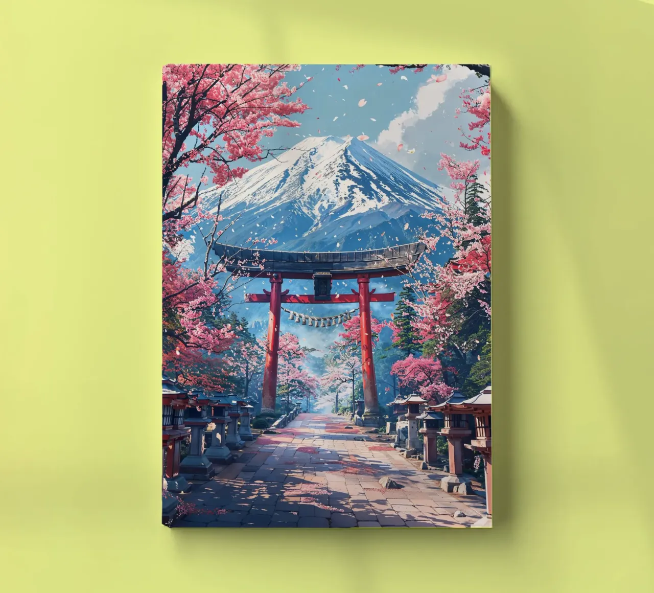 Sacred Sakura Path to Fuji diario da Pixaverse
