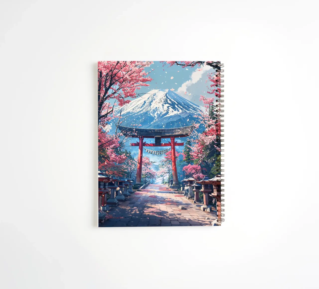 Sacred Sakura Path to Fuji diario ad anelli da Pixaverse