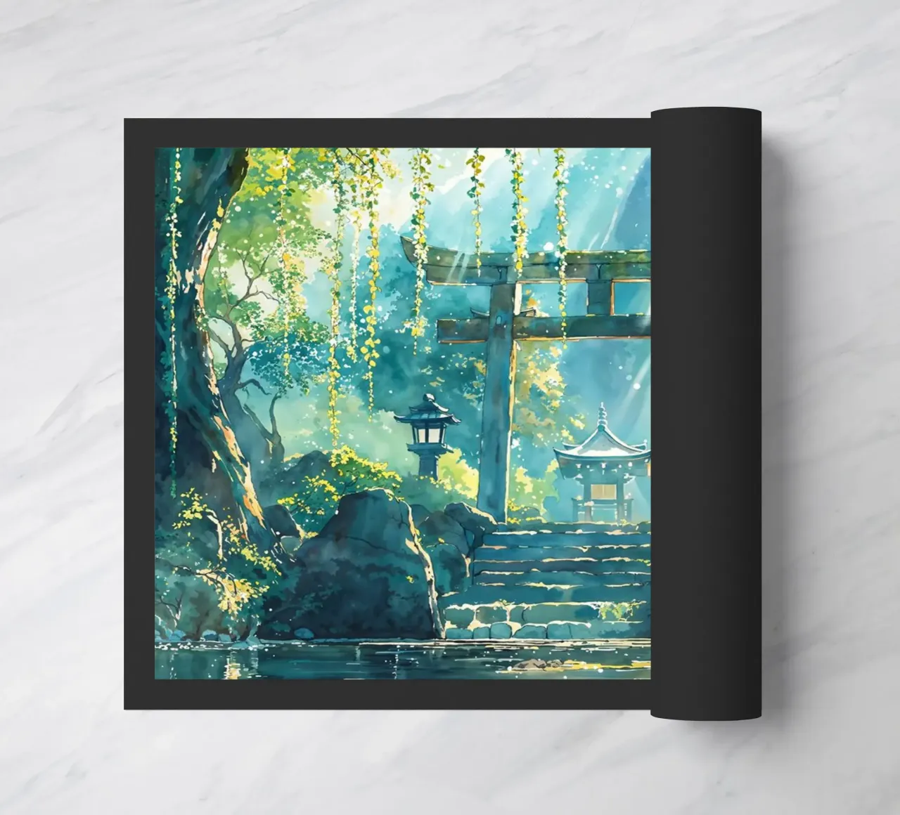 Forest Kami Shrine zerbino da Pixaverse