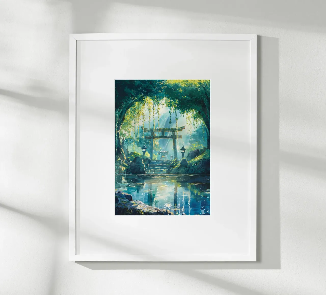 Forest Kami Shrine carta hahnemühle da Pixaverse