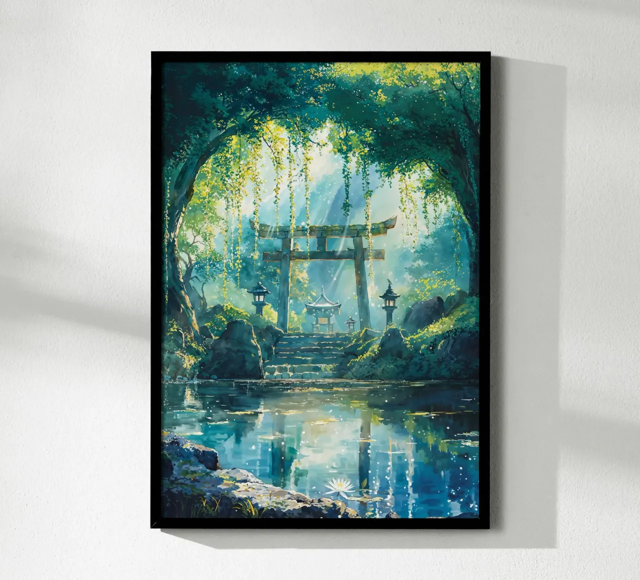 Forest Kami Shrine carta hahnemühle da Pixaverse