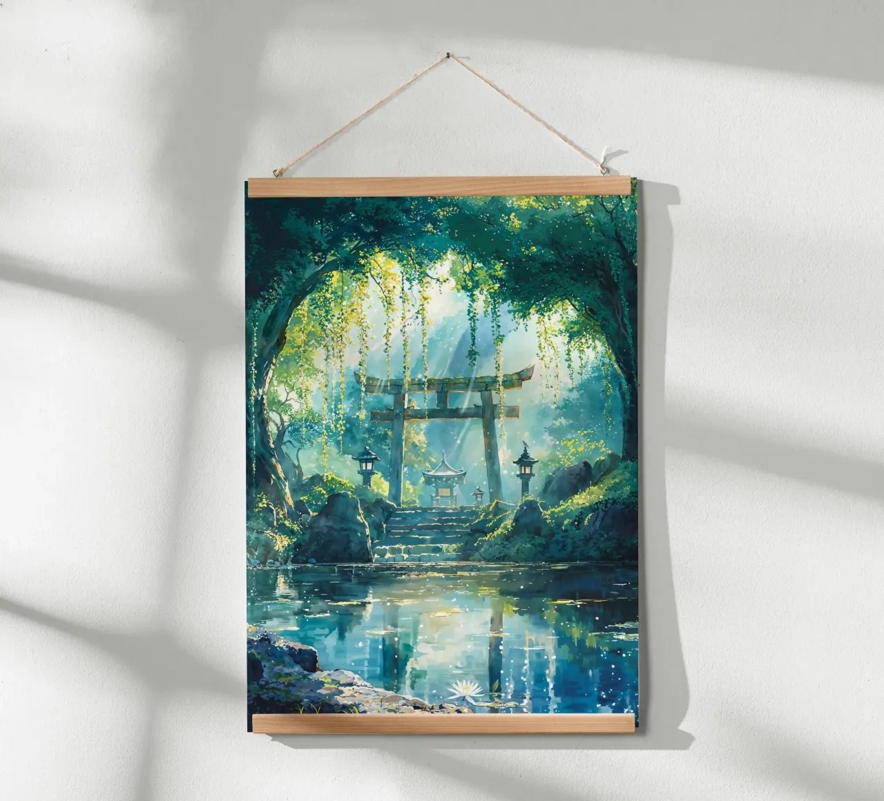 Forest Kami Shrine poster by Pixaverse