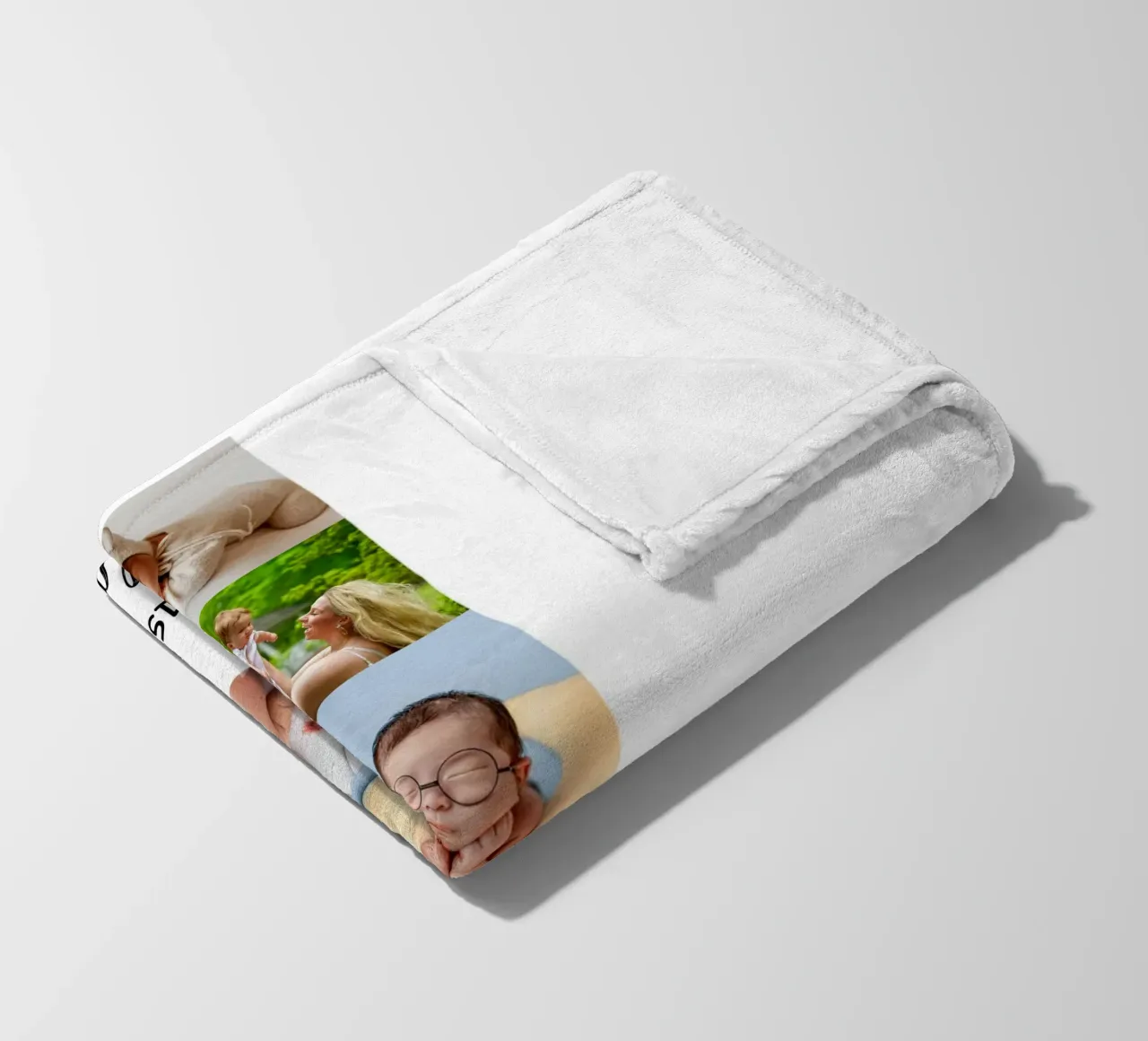 1st Birthday Number 1 Photo Collage Custom Picture Poster coperta in pile da Custom4U