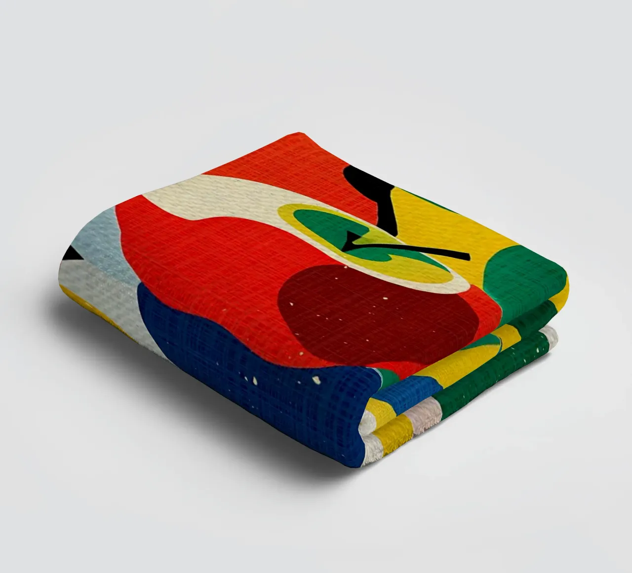 Manzanas de colores toalla de baño de Providence Mbabazi Studio