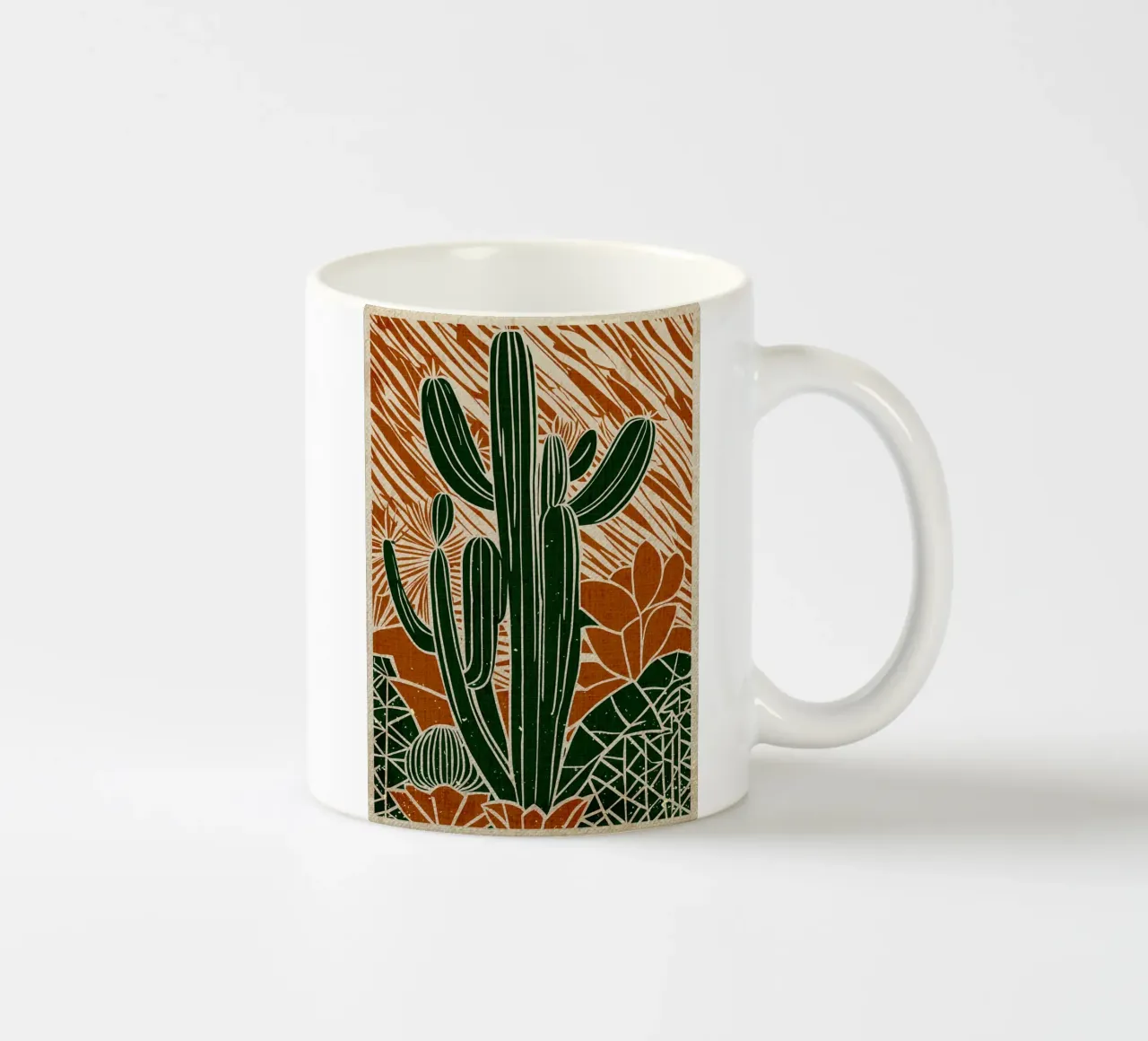 Poster Cactus Texas tazza in ceramica da Providence Mbabazi Studio