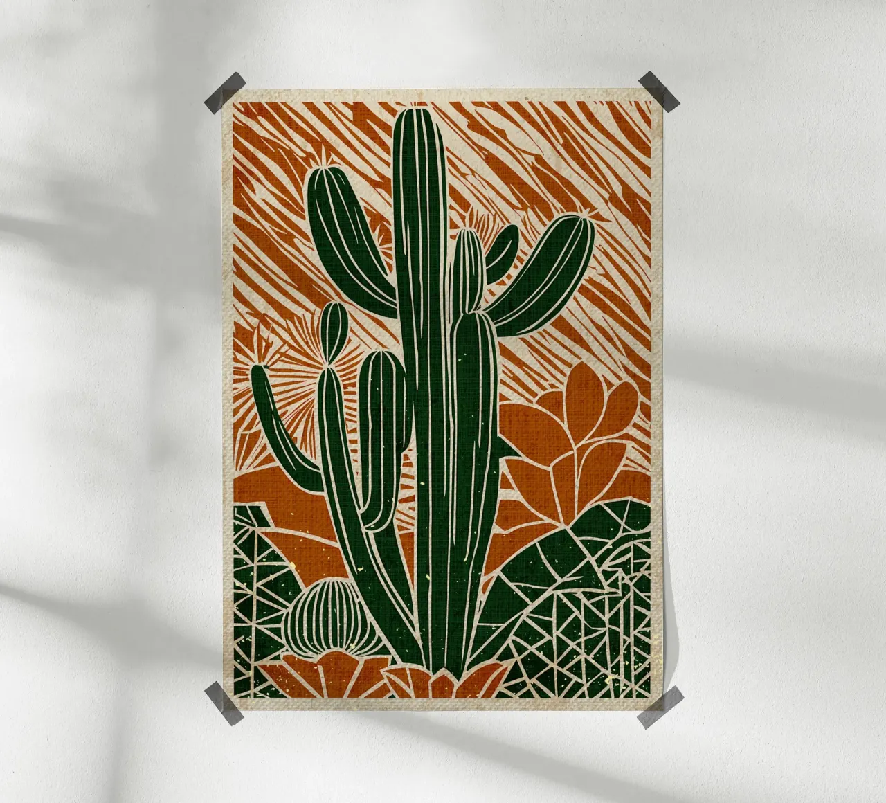 Poster Cactus Texas poster da Providence Mbabazi Studio