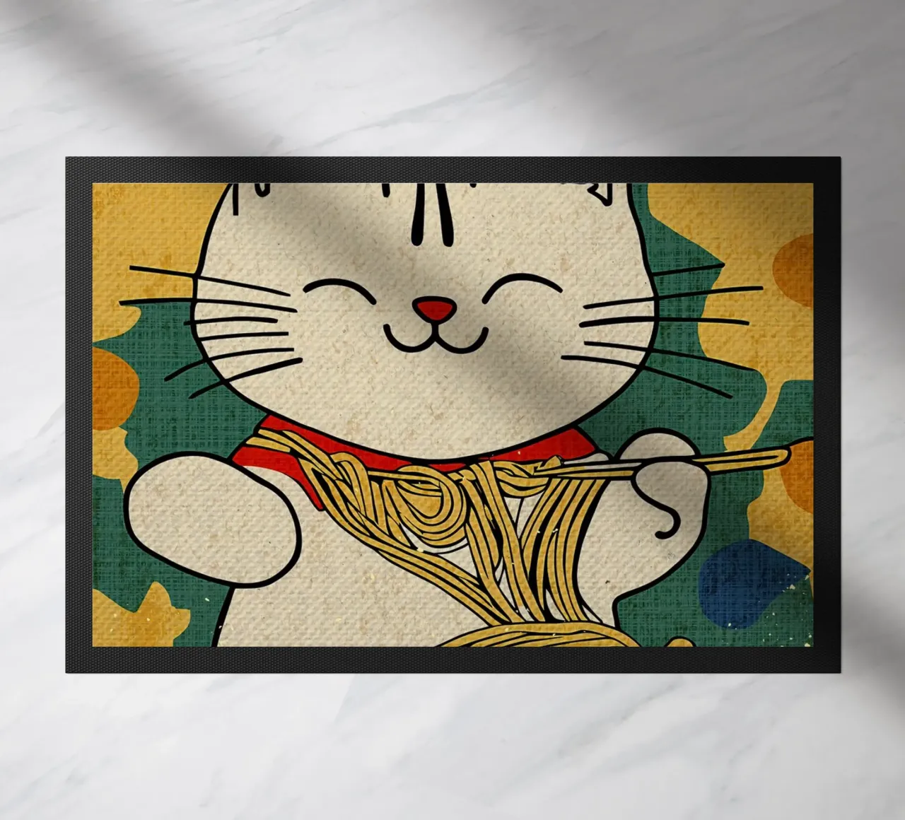 Amante delle tagliatelle per gatti zerbino da Providence Mbabazi Studio