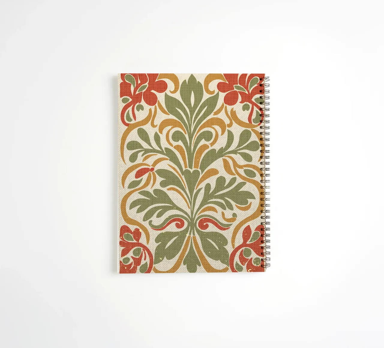 Bohemian Floral Design spiral notebook by Providence Mbabazi Studio