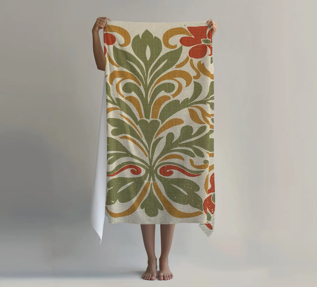 Design floreale bohémien telo mare da Providence Mbabazi Studio
