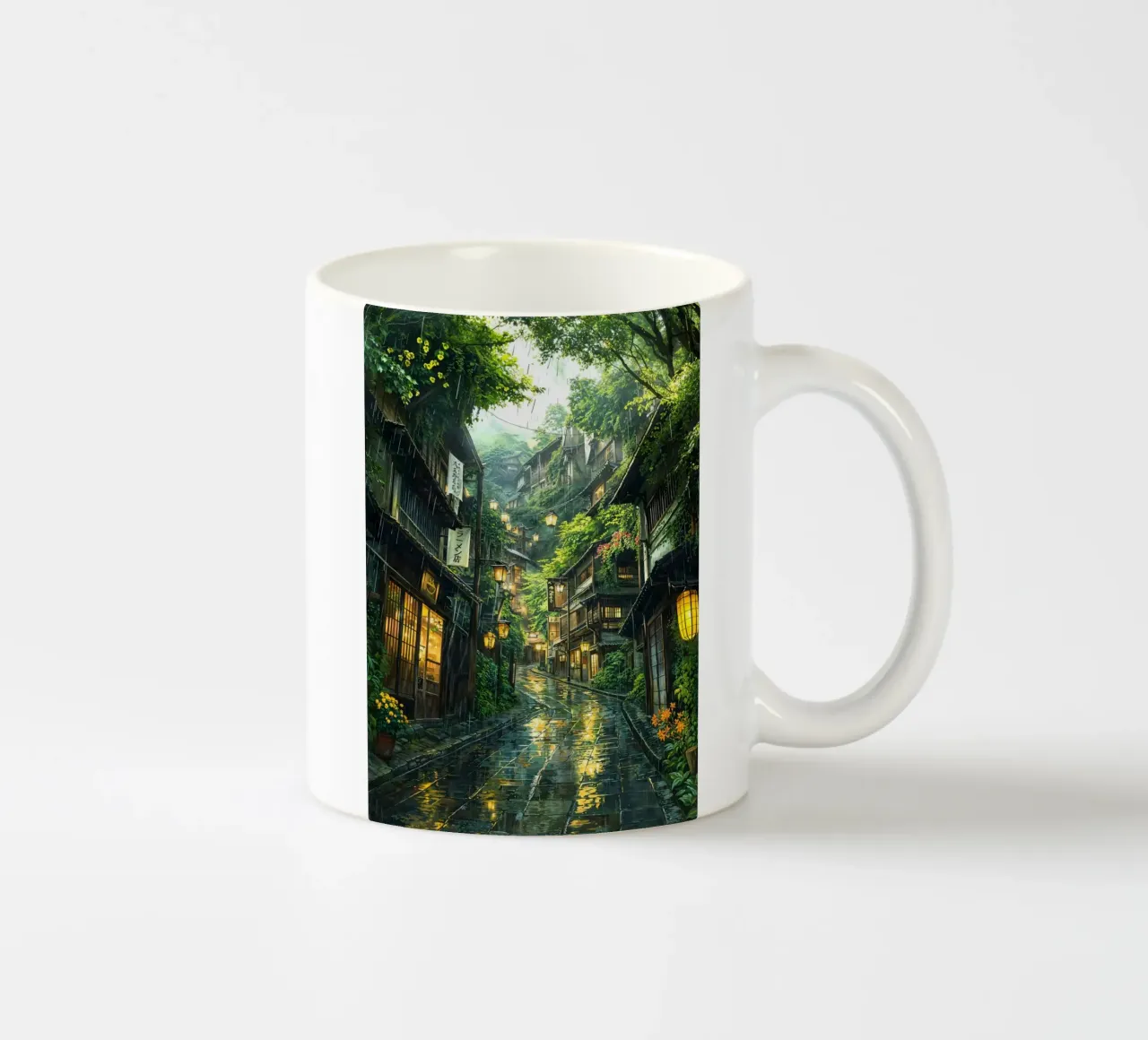 Il vicolo nascosto tazza in ceramica da Pixaverse