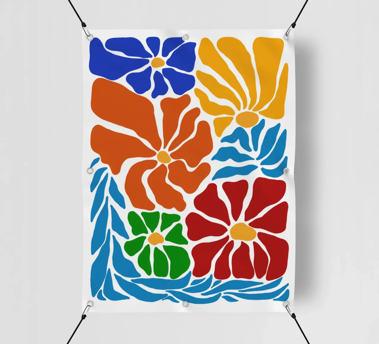 Bloom in july telo in pvc da TijanaArtStudio88